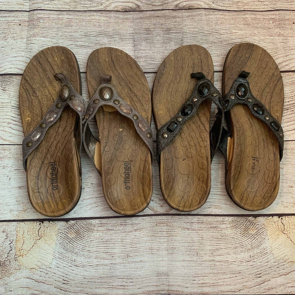 Orthoheel sandals size 8